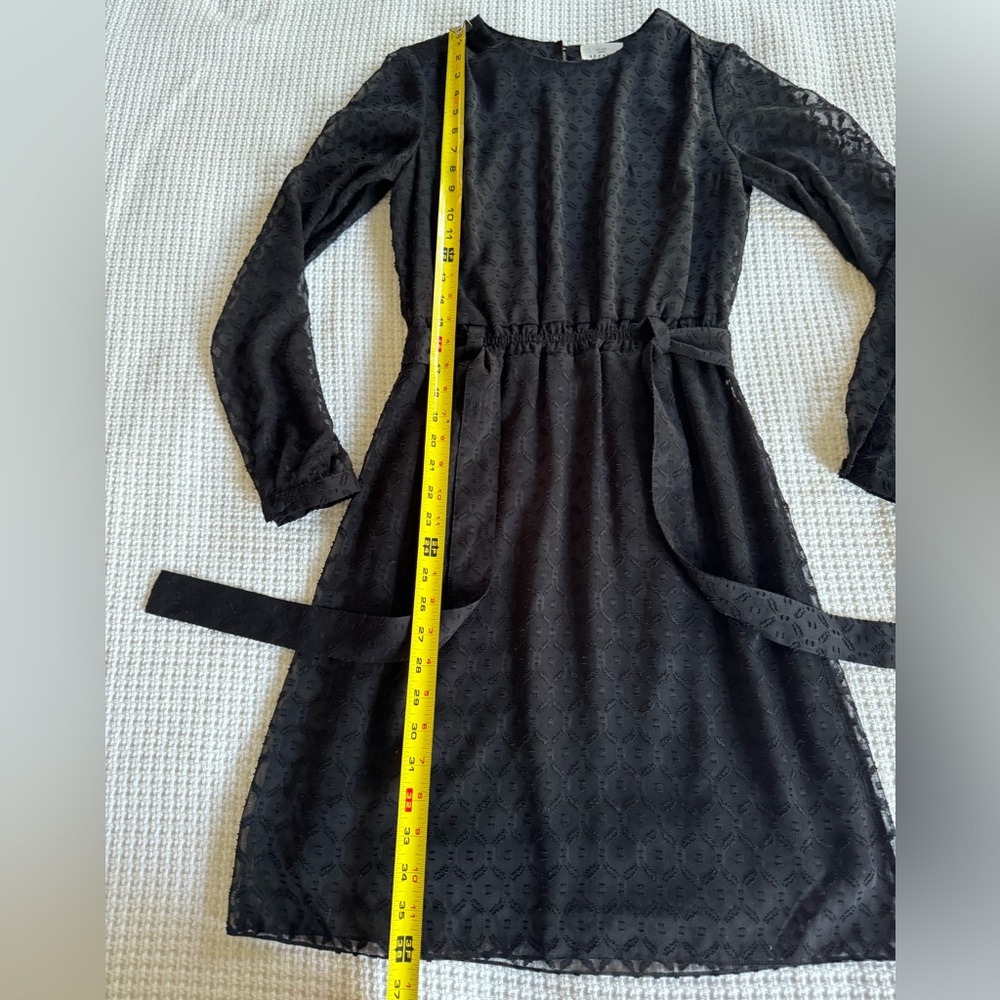 Sézane Moss Dress Black Size 4 US / 36 FR - Picture 14 of 17